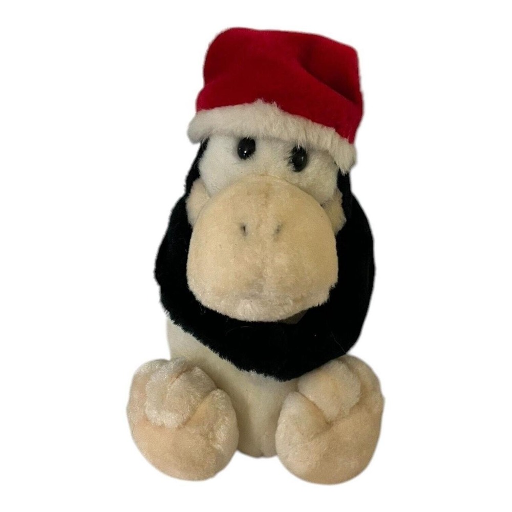 Opus‎ Penguin Stuffed Plush Santa Hat Bloom County American Greetings 7" Sitting